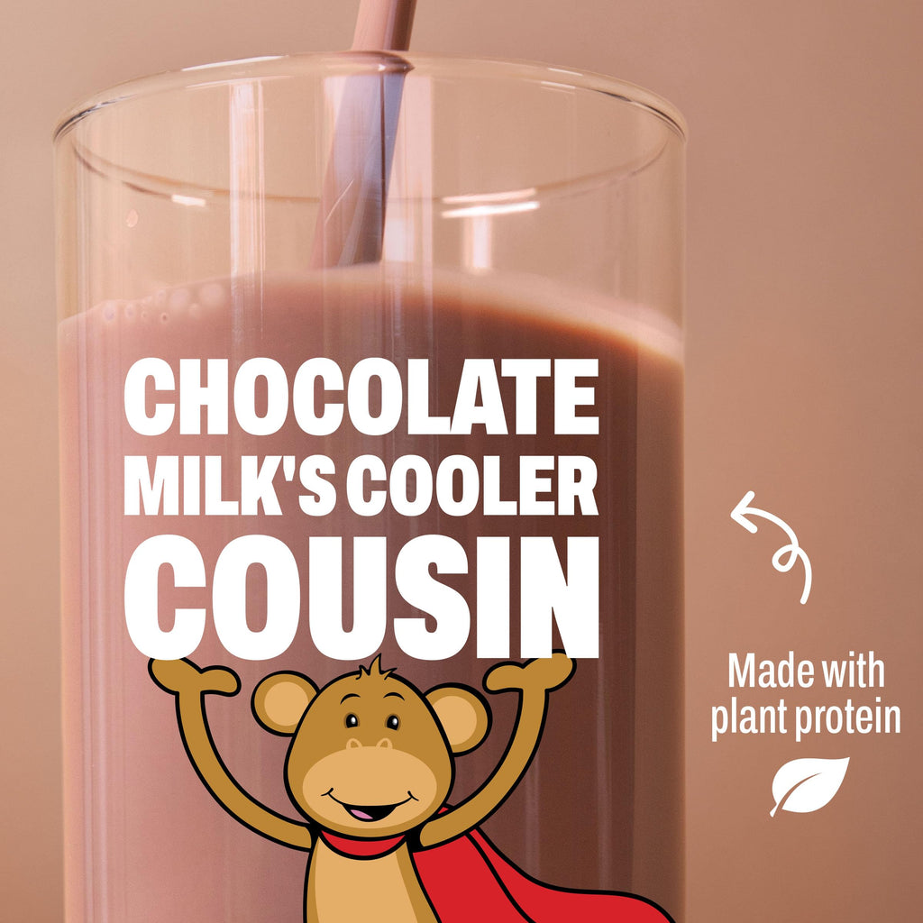 Organic Vegan Kids Protein Shakes Chocolate 8 Fl Oz 12 Pack X5396