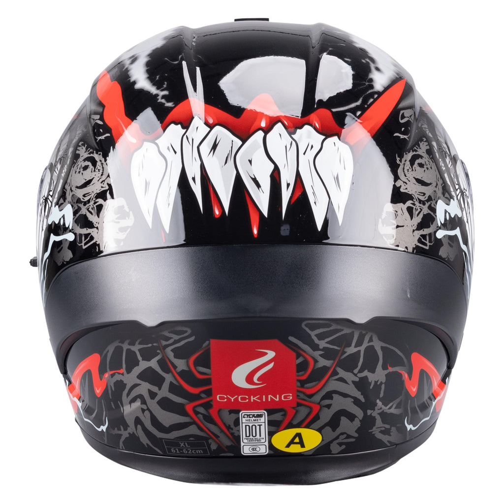 Modular Flip Up Full Face Motorcycle Helmet with Dual Visor T764