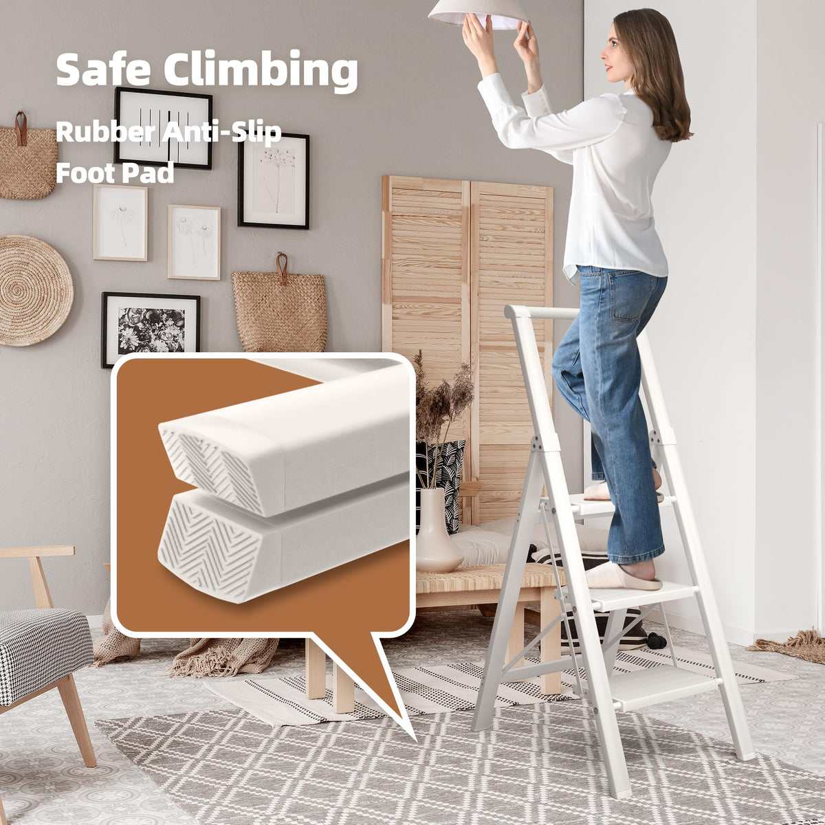 Aluminum 3 Step Ladder R226598