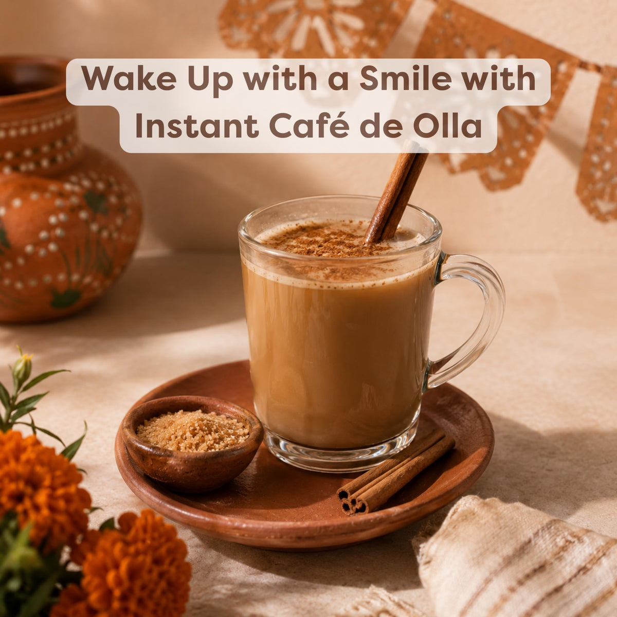 Instant Coffee, Slightly Sweetened, Cinnamon X7710