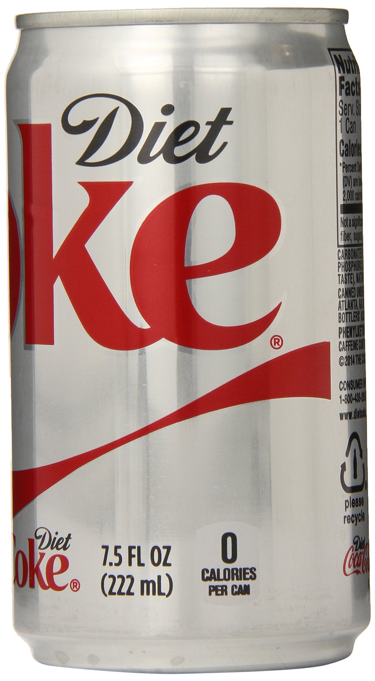 Diet Coke Mini-Cans, 7.5 fl oz (Pack of 24) L242